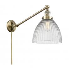Innovations Lighting 237-AB-G222-LED - Seneca Falls - 1 Light - 10 inch - Antique Brass -Adjustable Swing Arm