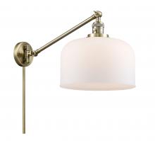 Innovations Lighting 237-AB-G71-L-LED - Bell - 1 Light - 12 inch - Antique Brass -Adjustable Swing Arm