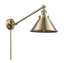 Innovations Lighting 237-AB-M10-AB-LED - Briarcliff - 1 Light - 10 inch - Antique Brass -Adjustable Swing Arm