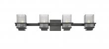 Innovations Lighting 310-4W-BK-CL-LED - Wellfleet - 4 Light - 33 inch - Black - Bath Vanity Light