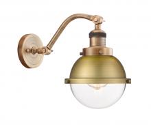 Innovations Lighting 515-1W-BB-HFS-62-BB-LED - Hampden - 1 Light - 7 inch - Brushed Brass - Adjustable Sconce