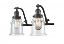 Innovations Lighting 515-2W-OB-G182-LED - Canton - 2 Light - 18 inch - Oil Rubbed Bronze - Adjustable Bath Vanity Light