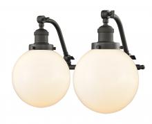 Innovations Lighting 515-2W-OB-G201-8-LED - Beacon - 2 Light - 18 inch - Oil Rubbed Bronze - Adjustable Bath Vanity Light
