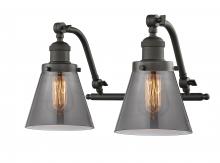 Innovations Lighting 515-2W-OB-G63-LED - Cone - 2 Light - 18 inch - Oil Rubbed Bronze - Adjustable Bath Vanity Light