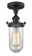 Innovations Lighting 516-1C-BK-CE231-CL-LED - Kingsbury - 1 Light - 4 inch - Matte Black - Flush Mount