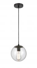Innovations Lighting 608-BK-SDY-LED - Tolland - 1 Light - 8 inch - Matte Black - Cord hung - Mini Pendant