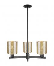 Innovations Lighting 716-3CR-BK-G116 - Cobbleskill - 3 Light - 27 inch - Matte Black - Stem hung - Flush Mount