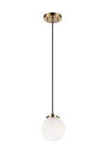 Matteo Lighting C63001AGOP - The Bougie Aged Gold Brass Pendant