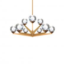 Modern Forms US Online PD-82027-AB - Double Bubble Chandelier Light