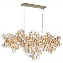 Eurofase 34032-027 - TRENTO,15LT CHAND,OVL,ANT GLD