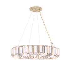 Eurofase 46469-014 - BELMONT,12LT 37IN CHA,AQ BRASS