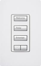 Lutron Electronics RRD-W3BSRL-GR - RA2 3BSRL WALL KEYPAD GRAY