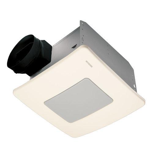 Ultra Silent Bath Fan, Fan/Light, 42W Fluoresent Light, 4W Nightlight, 110 CFM. Title 24 Compliant, 