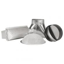Broan-Nutone 411 - Transition, 3-1/4 in. x 10 in. to 6 in. Round.