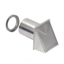 Broan-Nutone 642 - Wall Cap, Aluminum, 4 in. Round Duct.