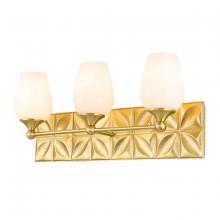 Lucas McKearn BB1300AGB-3 - Epsilon Modern 3 Light Bath Vanity in Aged Gold Brass