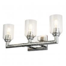 Lucas McKearn BB80122PC-3 - Rampart 3 Light Bath Vanity in Polished Chrome