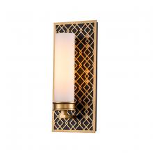 Lucas McKearn BB1185LG-1 - Ziggy 1 Lt Bath Bar in Lacquered Gold