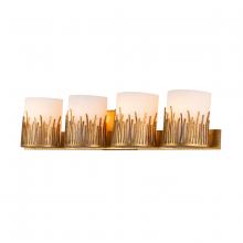 Lucas McKearn BB90610G-4 - Sawgrass 4 Light Bath Bar In Distressed Gold