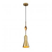 Lucas McKearn PD00117AGB-1 - Bijou Small Aged Brass Pendant