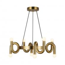 Alora Lighting CH420823BG - Sadie 23-in Brushed Gold Socket Chandelier
