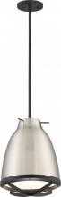 Nuvo 62/862 - Thrust - Large LED Pendant; Brushed Nickel / White Accent Finish