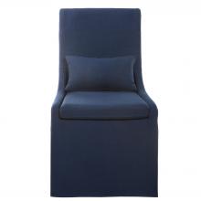 Uttermost 23726 - Uttermost Coley Denim Armless Chair